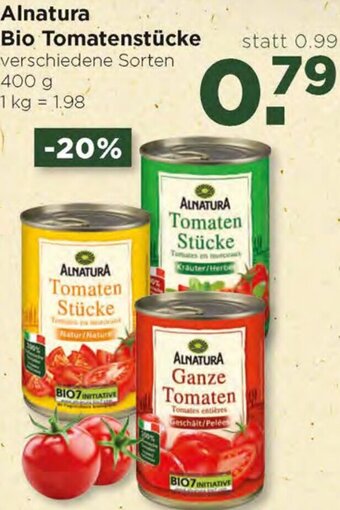 Unimarkt Alnatura Bio Tomatenstücke 400 g Angebot