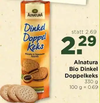 Unimarkt Alnatura Bio Dinkel Doppelkeks 330 g Angebot
