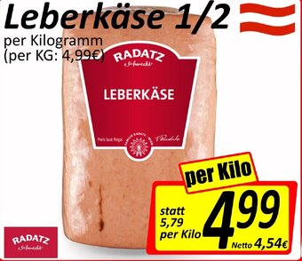 Wurstico Leberkäse 1/2 Angebot