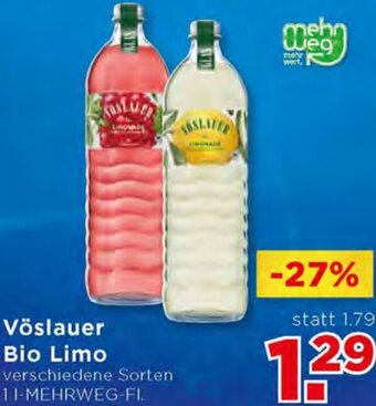 Unimarkt Vöslauer Bio Limo 1 L Angebot