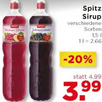 Unimarkt Spitz Sirup 1,5 L Angebot