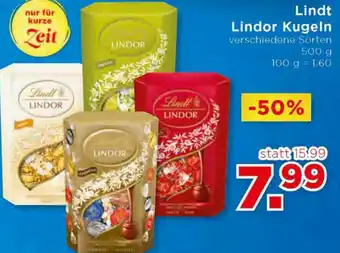 Unimarkt Lindt Lindor Kugeln 500 g Angebot