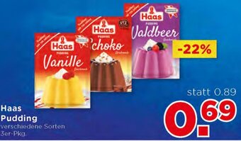 Unimarkt Haas Pudding 3er-Pkg Angebot