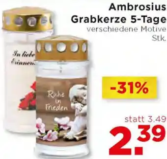 Unimarkt Ambrosius Grabkerze 5-Tage Angebot