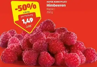 Hofer Himbeeren 250 g Angebot