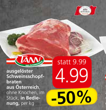 Spar Ausgelöster Schweinsschopf-braten Aus Österreich Angebot
