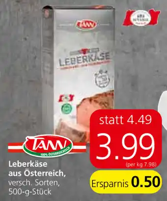 Spar Leberkäse 500g Angebot