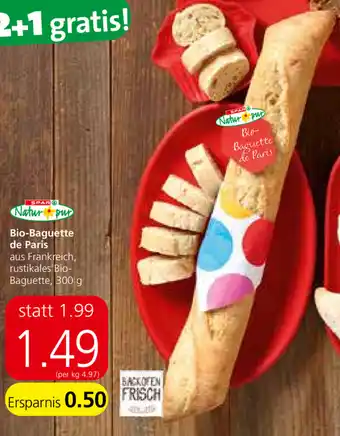 Spar Bio-Baguette De Pris Angebot