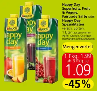 Spar Happy Day Superfruits 1L Angebot