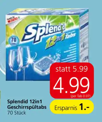Spar Splendid 12in1 Geschirrspültabs Angebot
