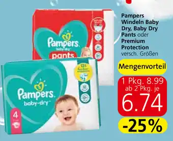 Spar Pampers Windeln Baby Dry Angebot