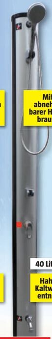 Bauhaus Solardusche Angebot