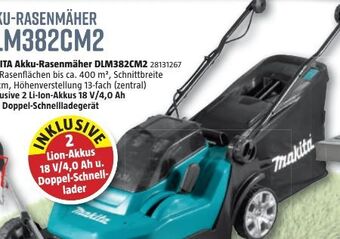 Bauhaus Akku-Rasenmäher DLM382CM2 Angebot