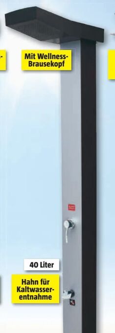 Bauhaus Solardusche Speed Shower Deluxe Angebot