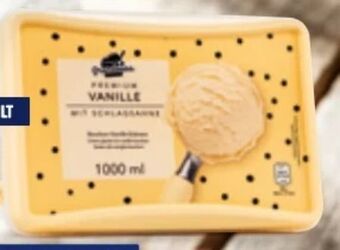 Hofer Eisschale Vanille Angebot