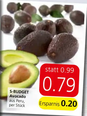 Spar S-Budget Avocado Angebot