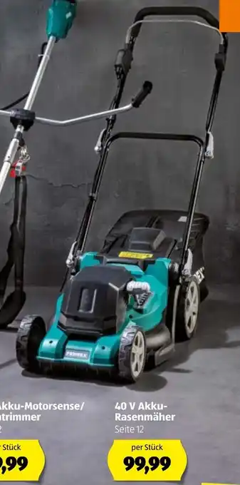 Hofer 40 V Akku-Rasenmäher Angebot