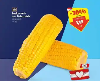 Hofer Zuckermais 450g Angebot