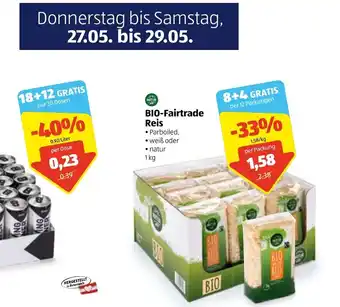 Hofer Bio-Fairtrade Reis 1kg Angebot