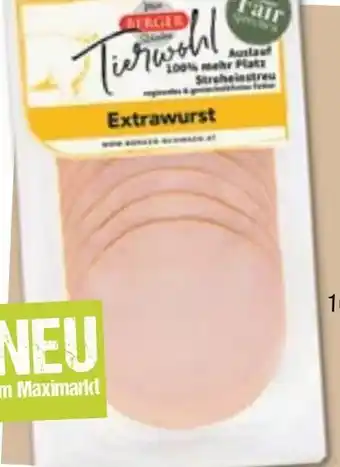 Maximarkt Tierwohl Extrawurst Angebot