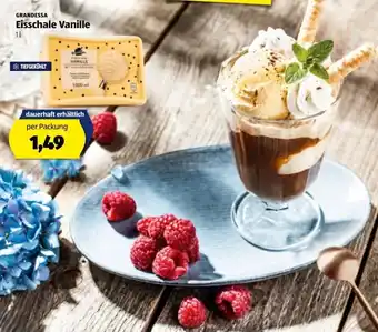 Hofer Eisschale Vanille 1l Angebot