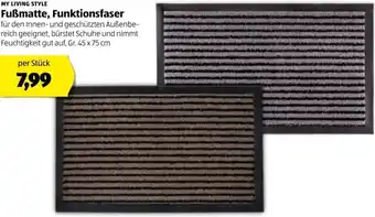 Hofer Fußmatte, Funktionsfaser 45 x 75 cm Angebot