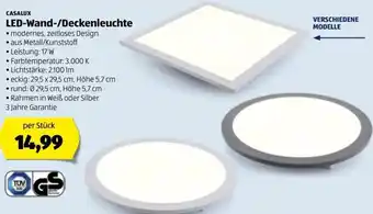 Hofer Led-Wand-/Deckenleuchte Angebot