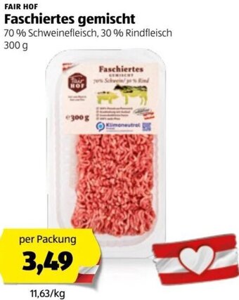 Hofer Faschiertes Gemischt 300 g Angebot