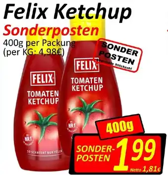 Wurstico Felix Ketchup 400g Angebot