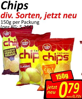 Wurstico Chips 150g Angebot