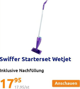 Action Swiffer Starterset Wetjet Angebot