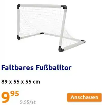 Action Faltbares Fußballtor 89x 55 x 55 cm Angebot
