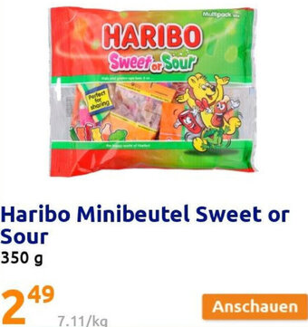 Action Haribo Minibeutel Sweet or Sour 350 g Angebot