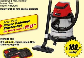 Zgonc Akku-Nass-Trockensauger TC-VC 18-20 Li S-Solo Angebot