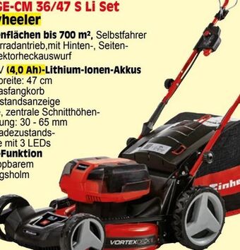 Zgonc Akku-Rasenmäher GE-CM 36-47 Li Angebot