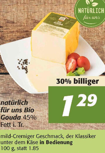 Nah&Frisch Natürlich Für Uns Bio Gouda 100 g Angebot