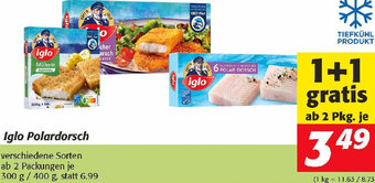 Nah&Frisch Iglo Polardorsch 300 g / 400 g Angebot