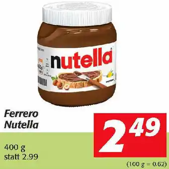 Nah&Frisch Ferrero Nutella 400 g Angebot