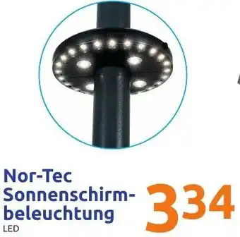 Action Nor-Tec Sonnenschirm-beleuchtung Angebot