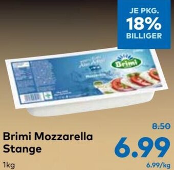 T&G Brimi Mozzarella Stange 1kg Angebot