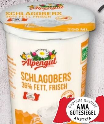 Lidl Schlagobers Angebot