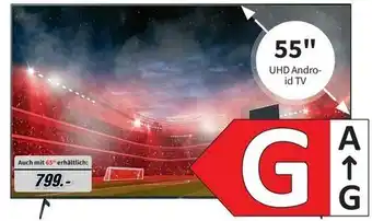 Media Markt UHD Smart Android TV KE-55XH8096 Angebot
