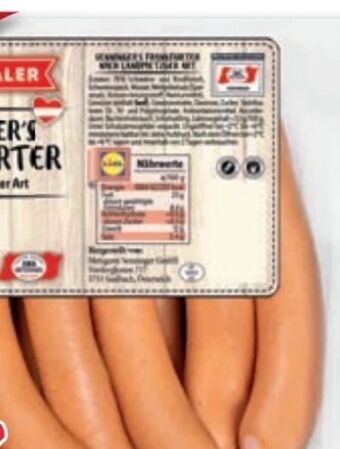 Lidl Frankfurter Angebot