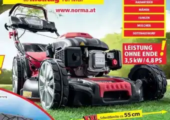 Norma Elektro-Start Benzin-Rasenmäher 554.1 R LI-ES Angebot