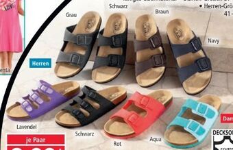 Norma Damen Tieffußbett Pantoletten Angebot