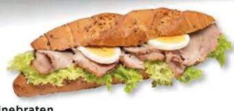 Unimarkt Kornspitz mit Schweinebraten Angebot