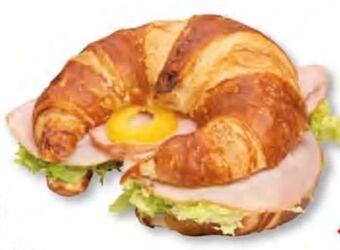 Unimarkt Laugenbutterkipferl mit Saunaschinken Angebot