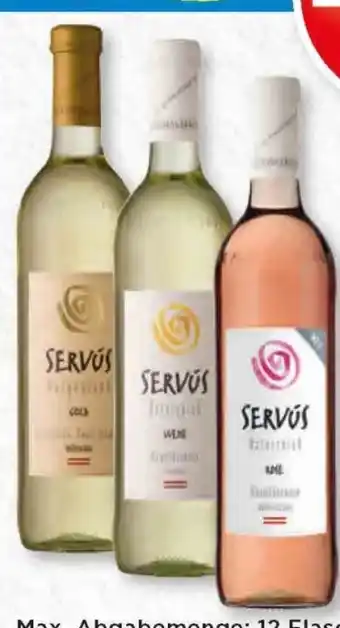 Unimarkt Servus Cuvée Weiß Angebot