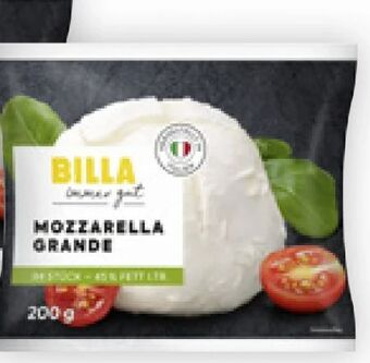 Billa Mozzarella Grande Angebot