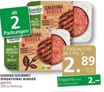 Spar Garden Gourmet Sensational Burger 226 g Angebot